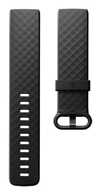 Fitbit Charge 3 Smartwatch Black Band - Large