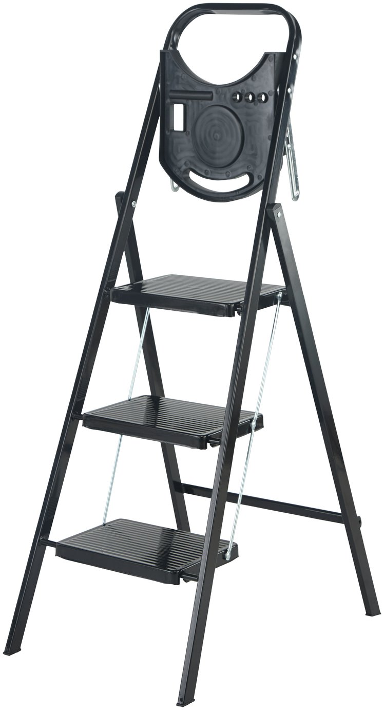 Abru Slim 3 Step Stepstool with Tool Tray