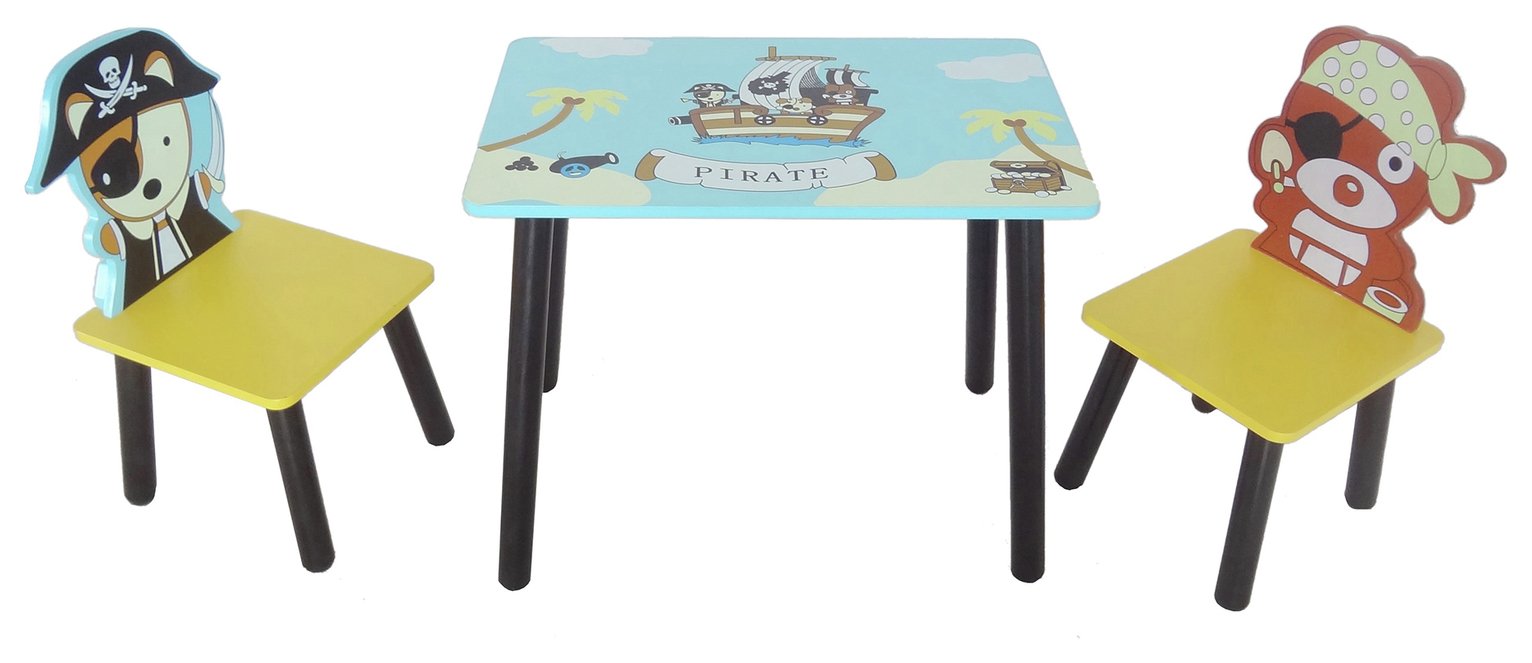 Kiddi Style Bebe Blue Pirate Table & Chair at Argos review