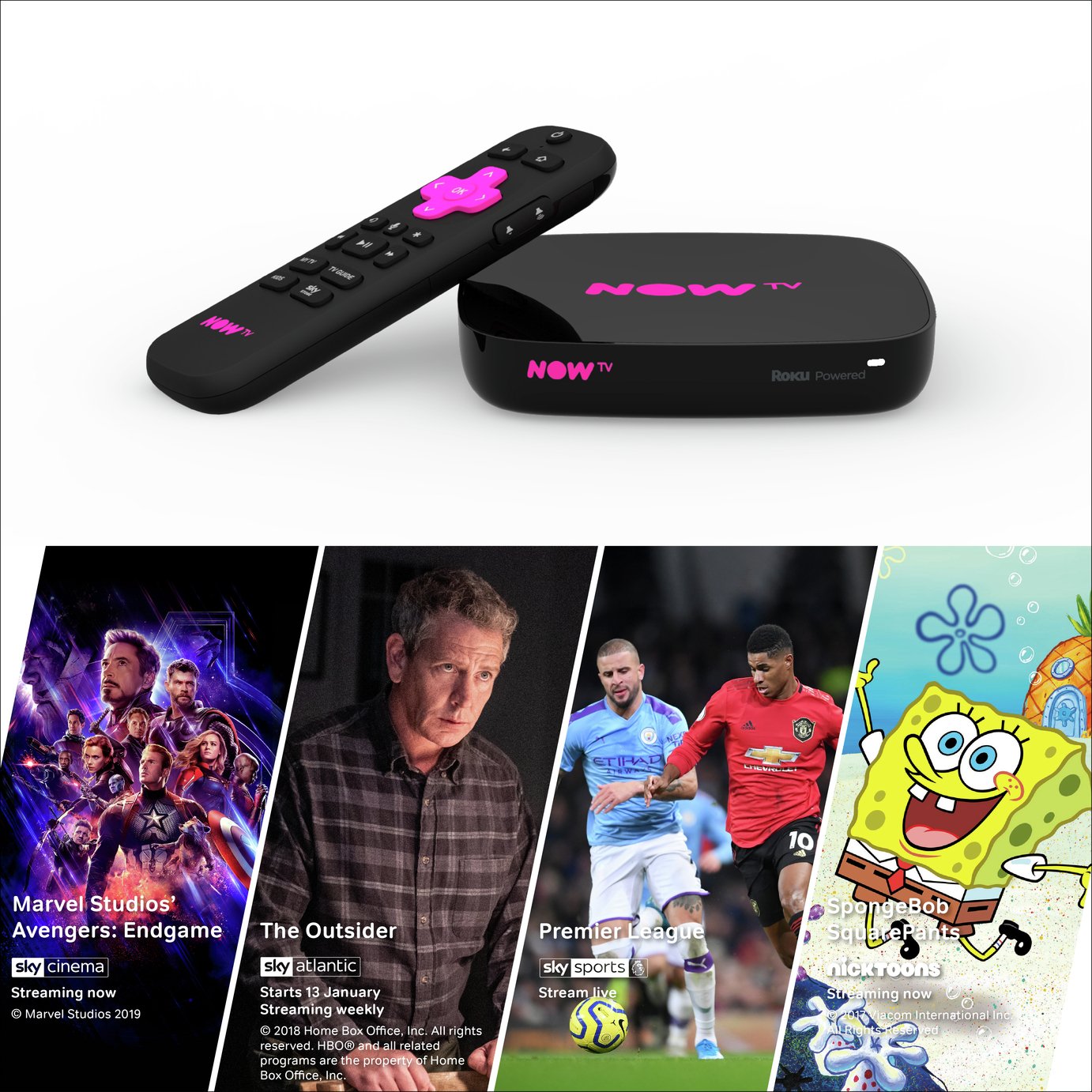 NOW TV Smart Box with 4K and Voice Search