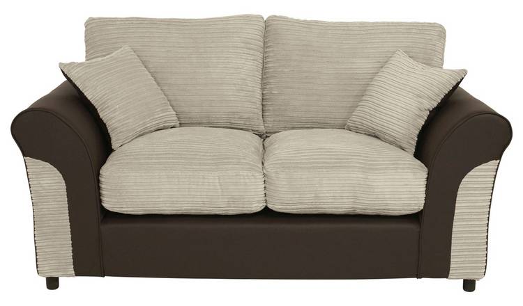 Argos Home Harry 2 Seater Fabric Sofa bed - Natural