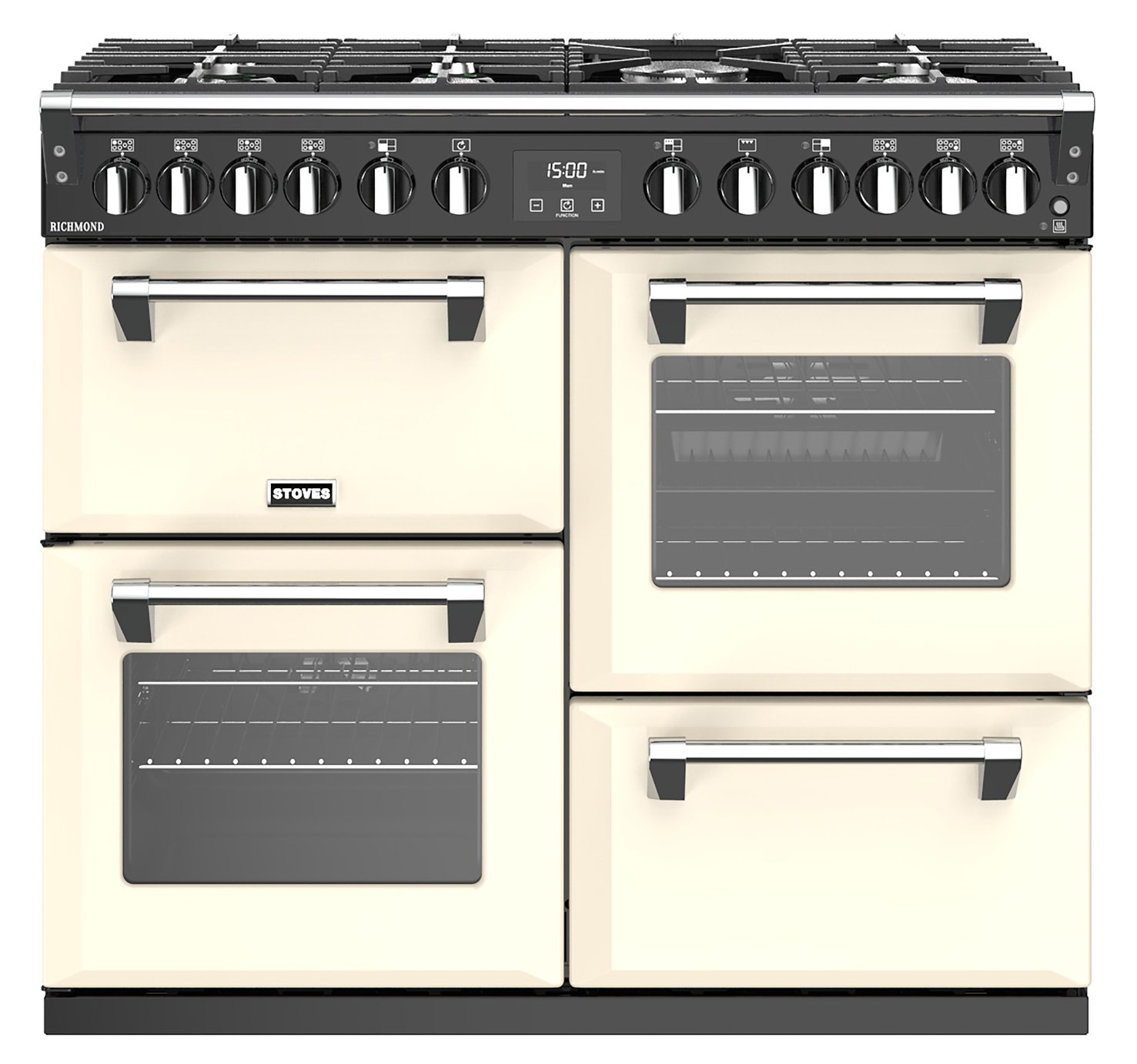 Stoves Richmond S1000DF Dual Fuel Range Cooker - Cream