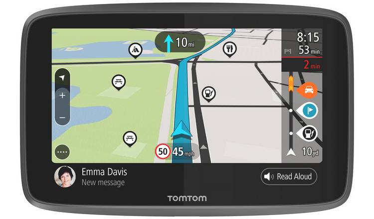 4.3 Inch, Lifetime Traffic via Smartphone, LifeTime Maps. UK & Europe TomTom Go 40 Sat Nav 