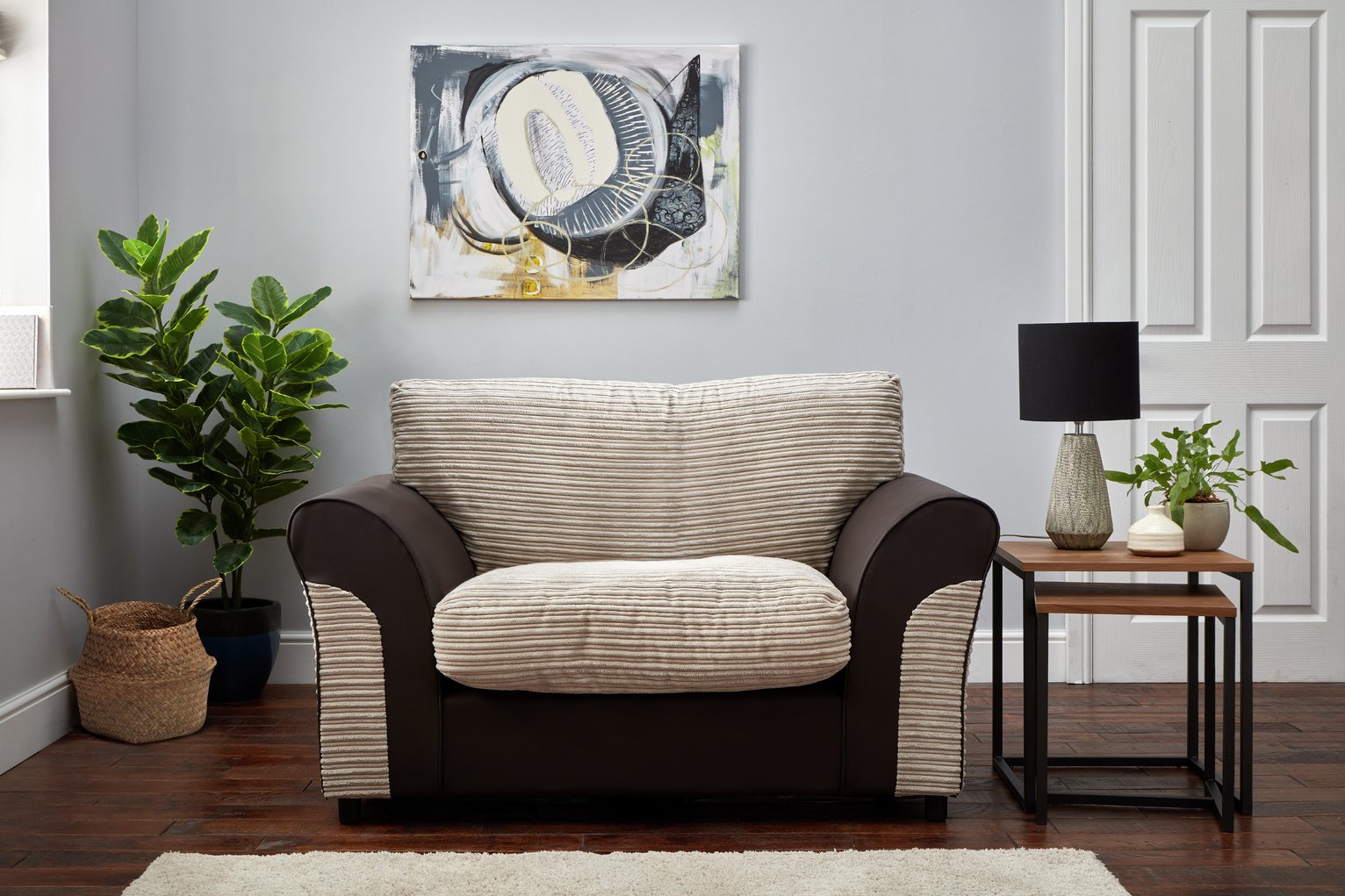 Argos Home Harry Fabric Cuddle Chair Review