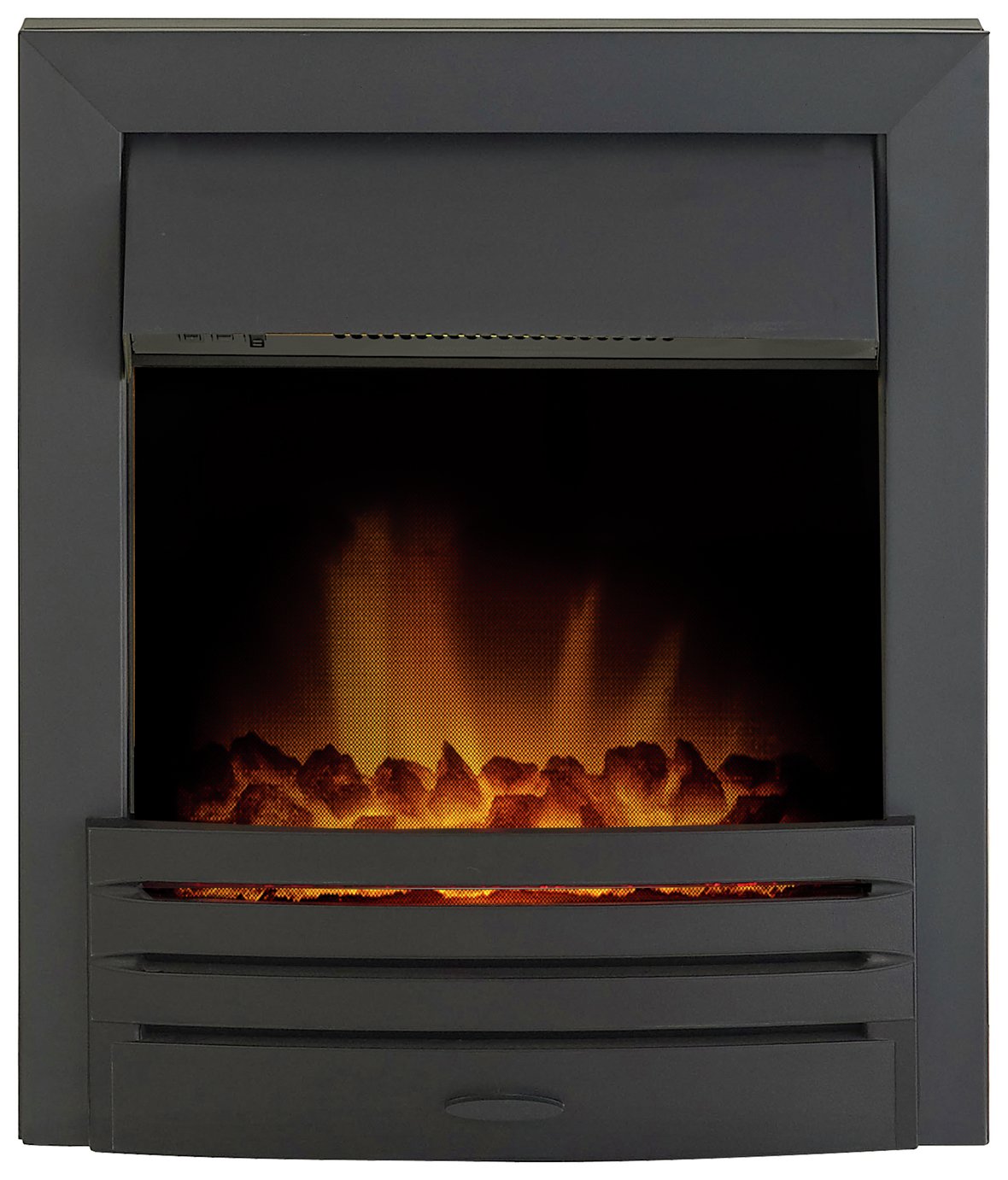 Adam Eclipse 2kW Electric Inset Fire - Black