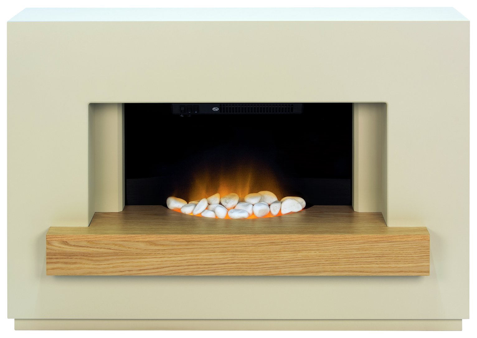 Adam Sambro 2kW Electric Fire Suite - Oak