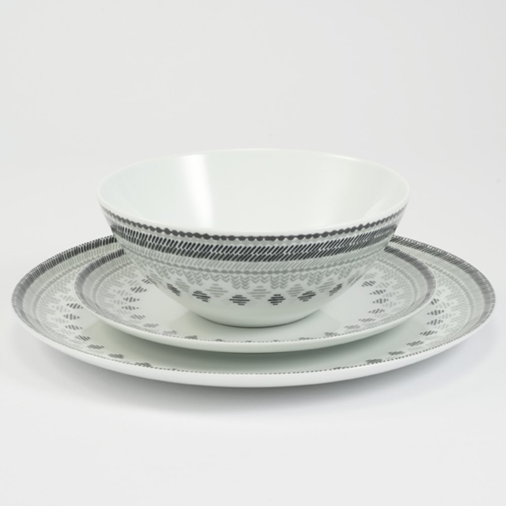 Argos Home 12 Piece Global Monochrome Dinner Set Reviews