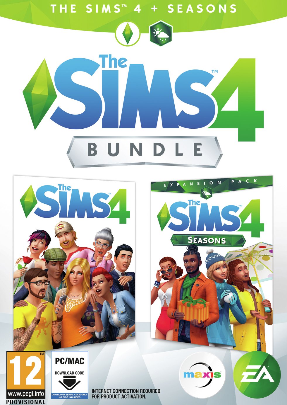 The Sims 4 and Seasons Expansion Bundle PC Game