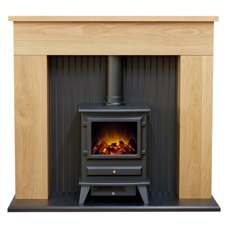 Adam Innsbruck with Hudson Electric Freestanding Stove Suite 0