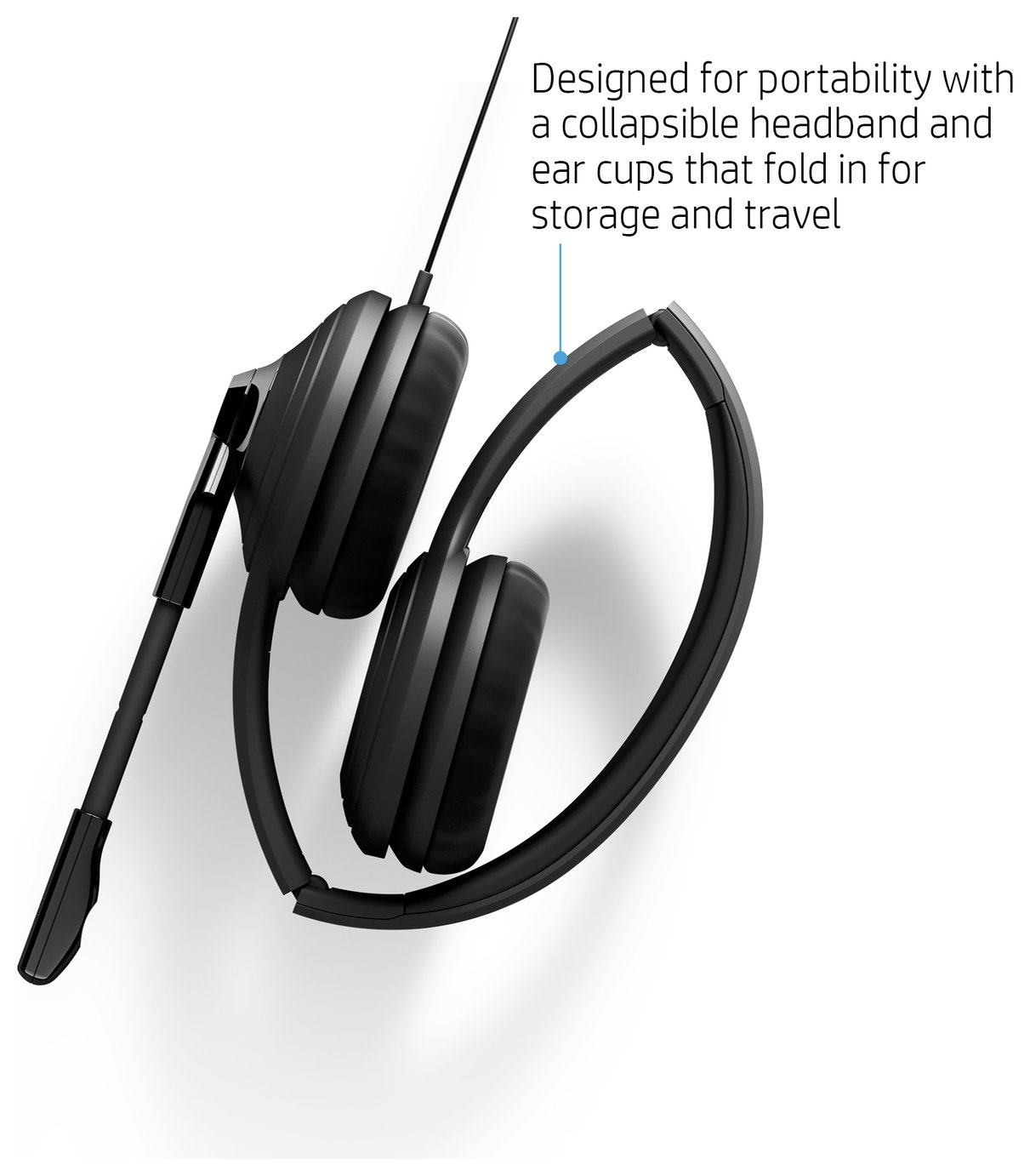HP USB 500 Headset - Black