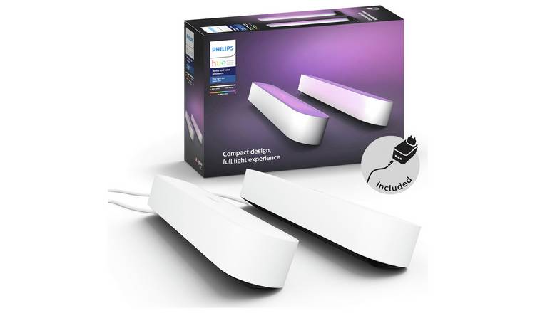 Philips Hue Play Wall Entertainment Light Double Pack White