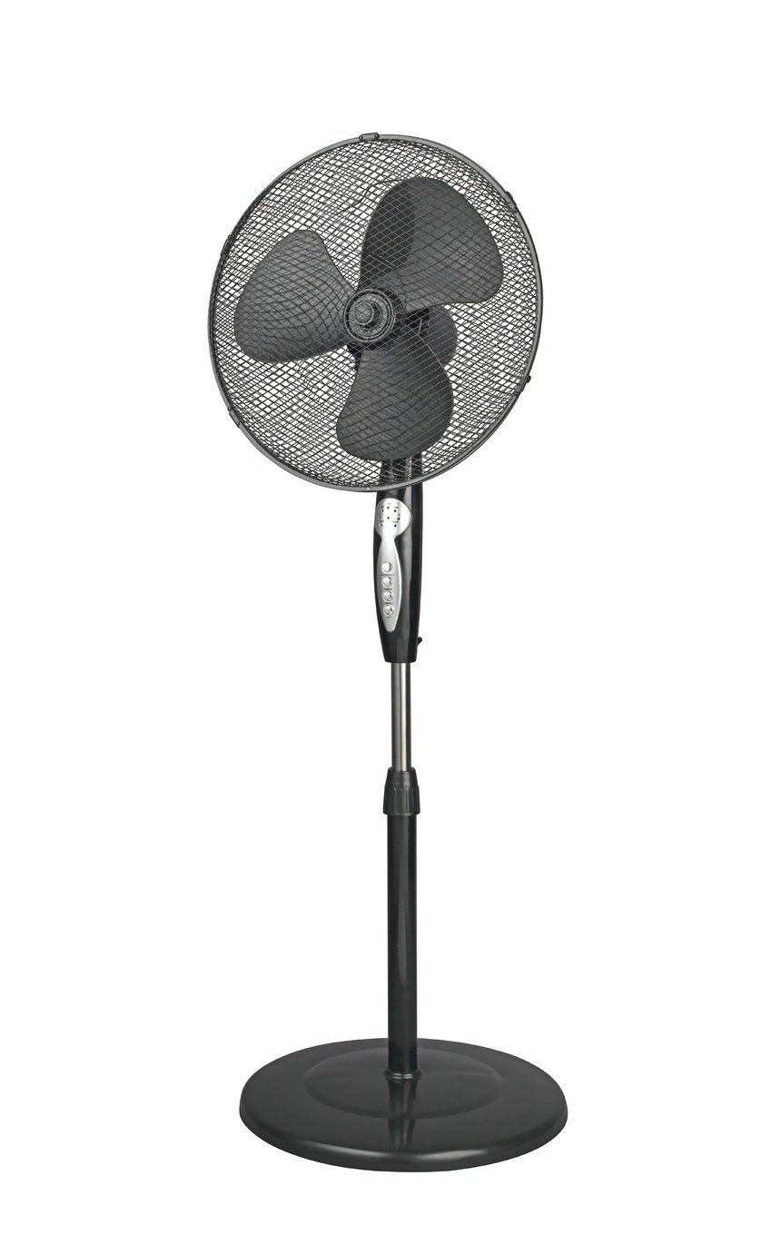 Challenge Black Pedestal Fan - 16 inch