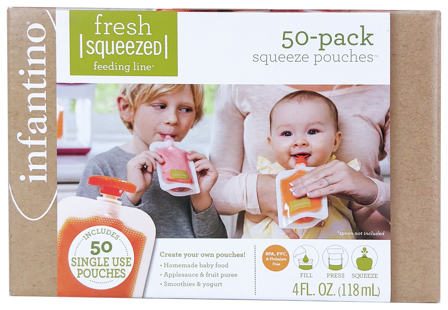 Infantino 50 Pack Squeeze Pouches Review