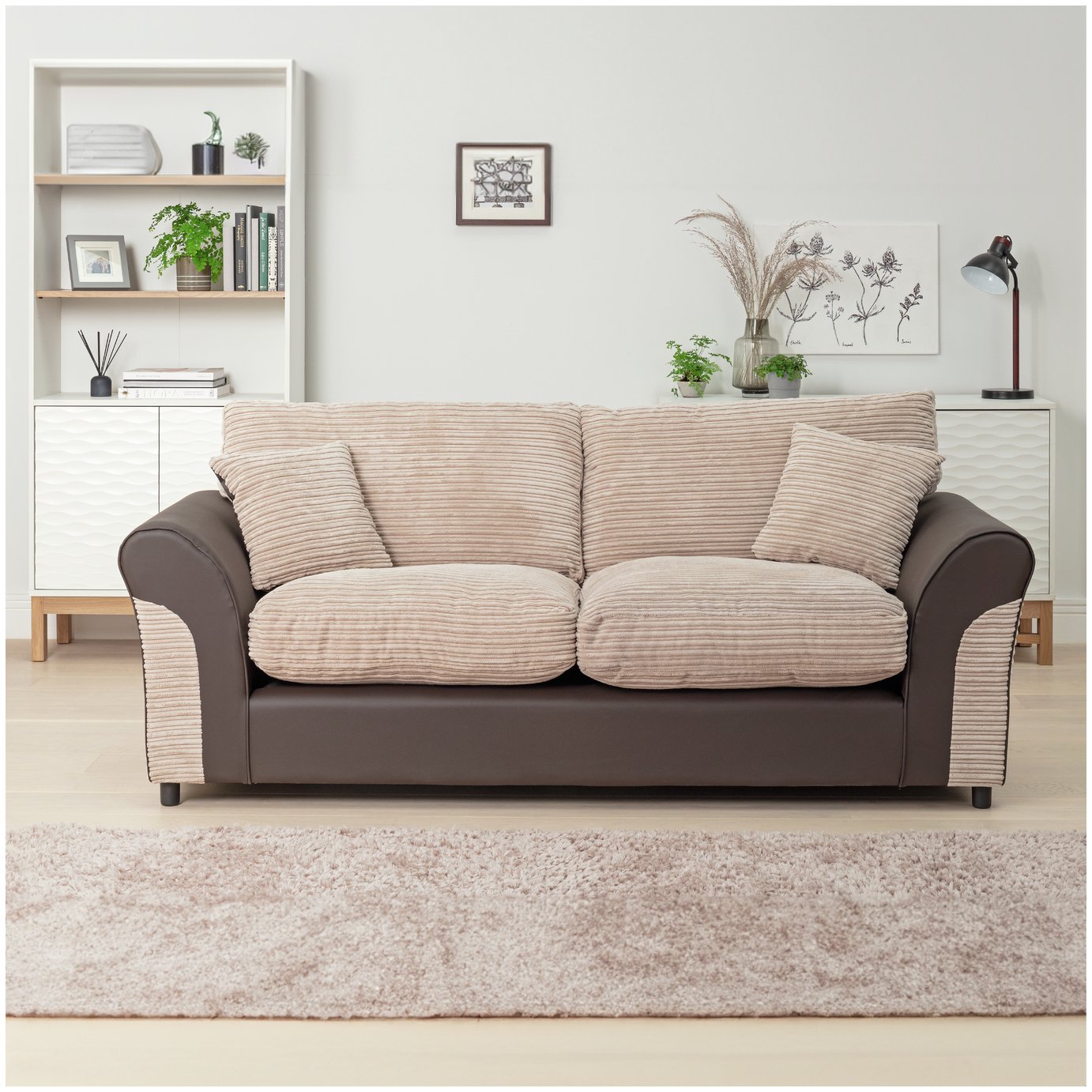 Argos Home Harry 3 Seater Fabric Sofa Review