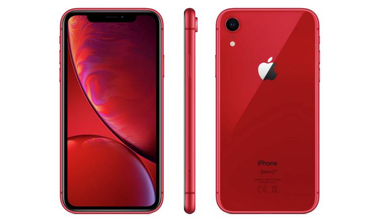 Sim Free iPhone XR 64GB Product Red Mobile Phone