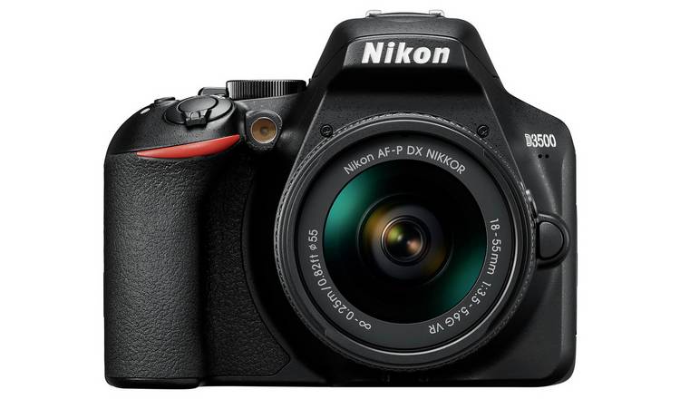 Buy Nikon D3500 Dslr Camera With Af P Dx 18 55mm Vr Lens Dslr Cameras Argos