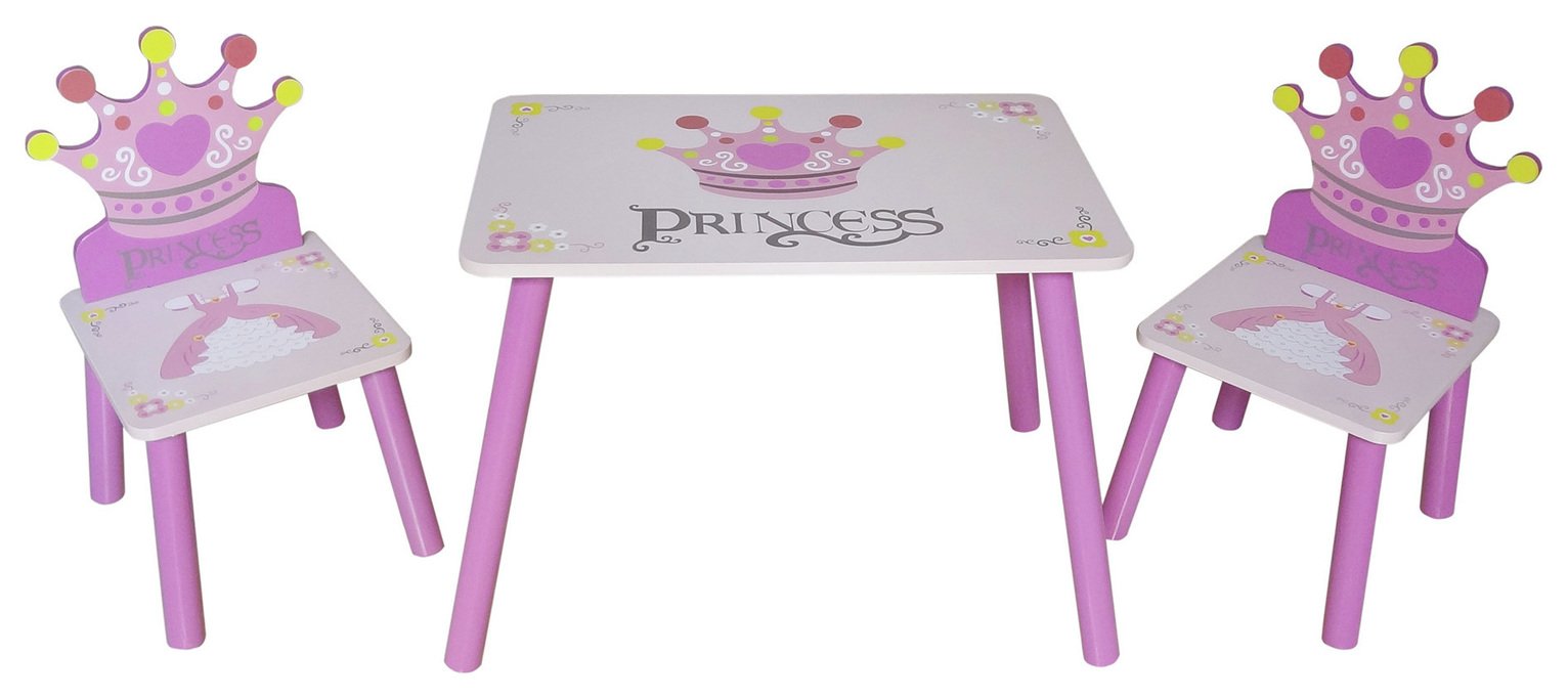 Kiddi Style Princess Table & 2 Chairs