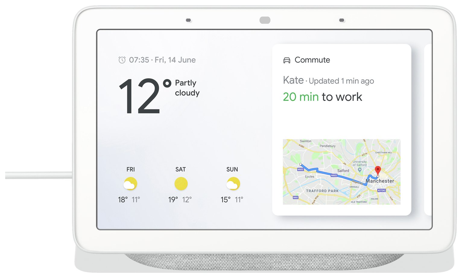 Google Nest Hub Smart Display - Chalk