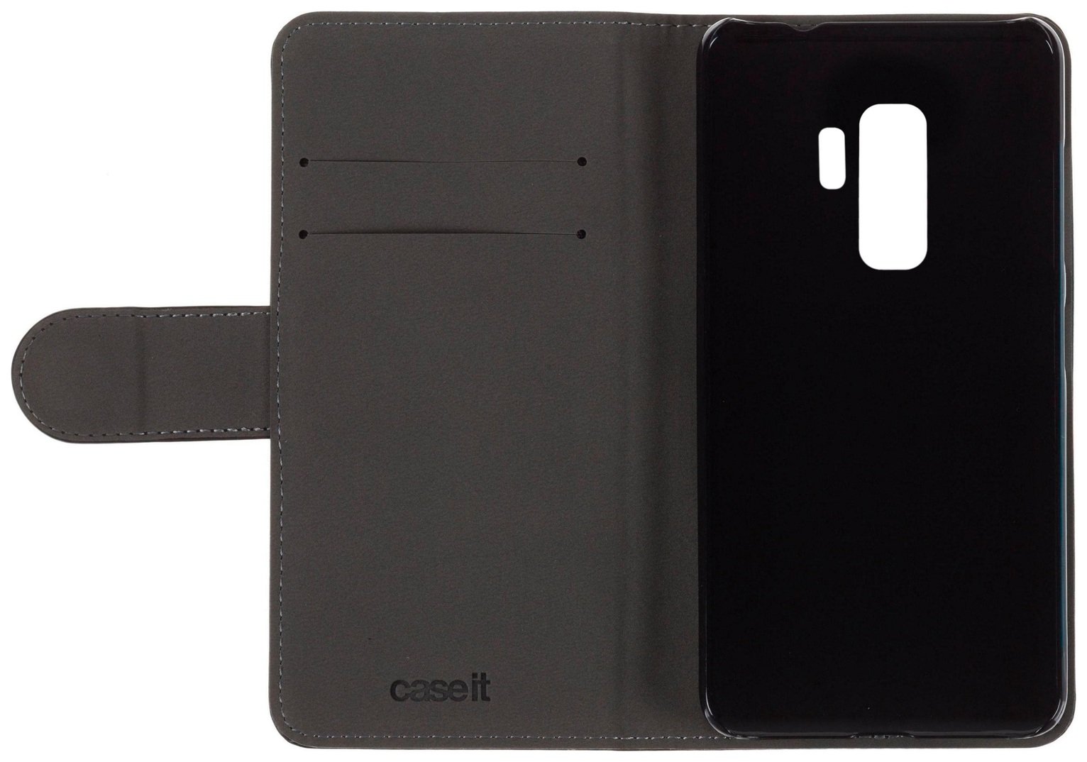 Case It Samsung Galaxy S9+ Folio Case - Black