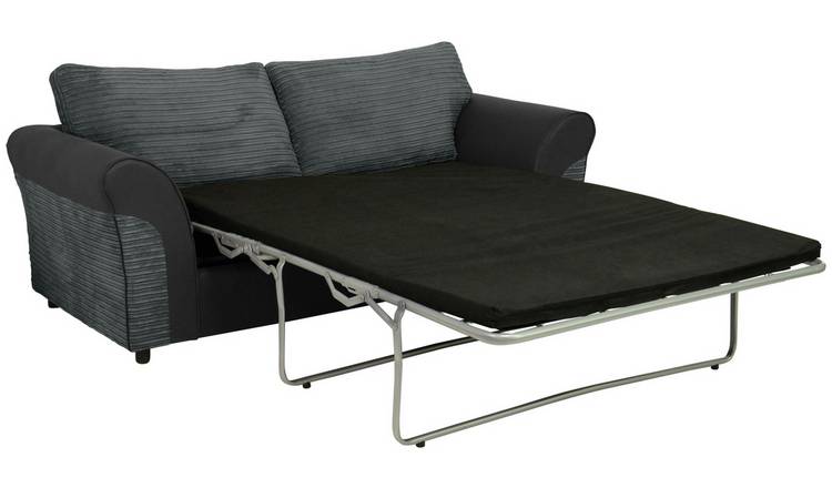 Buy Argos Home Harry 2 Seater Fabric Sofa bed - Charcoal | Sofa beds ...