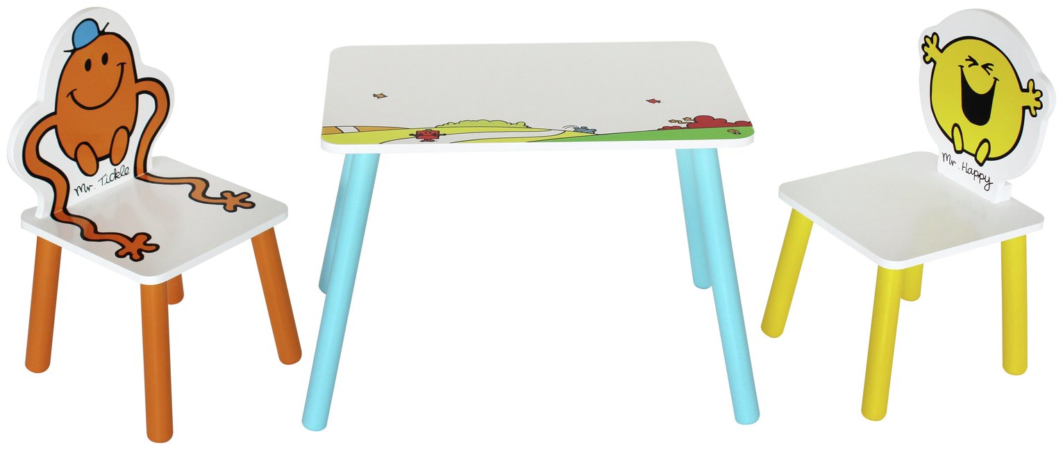 Mr Men Table & 2 Chairs at Argos