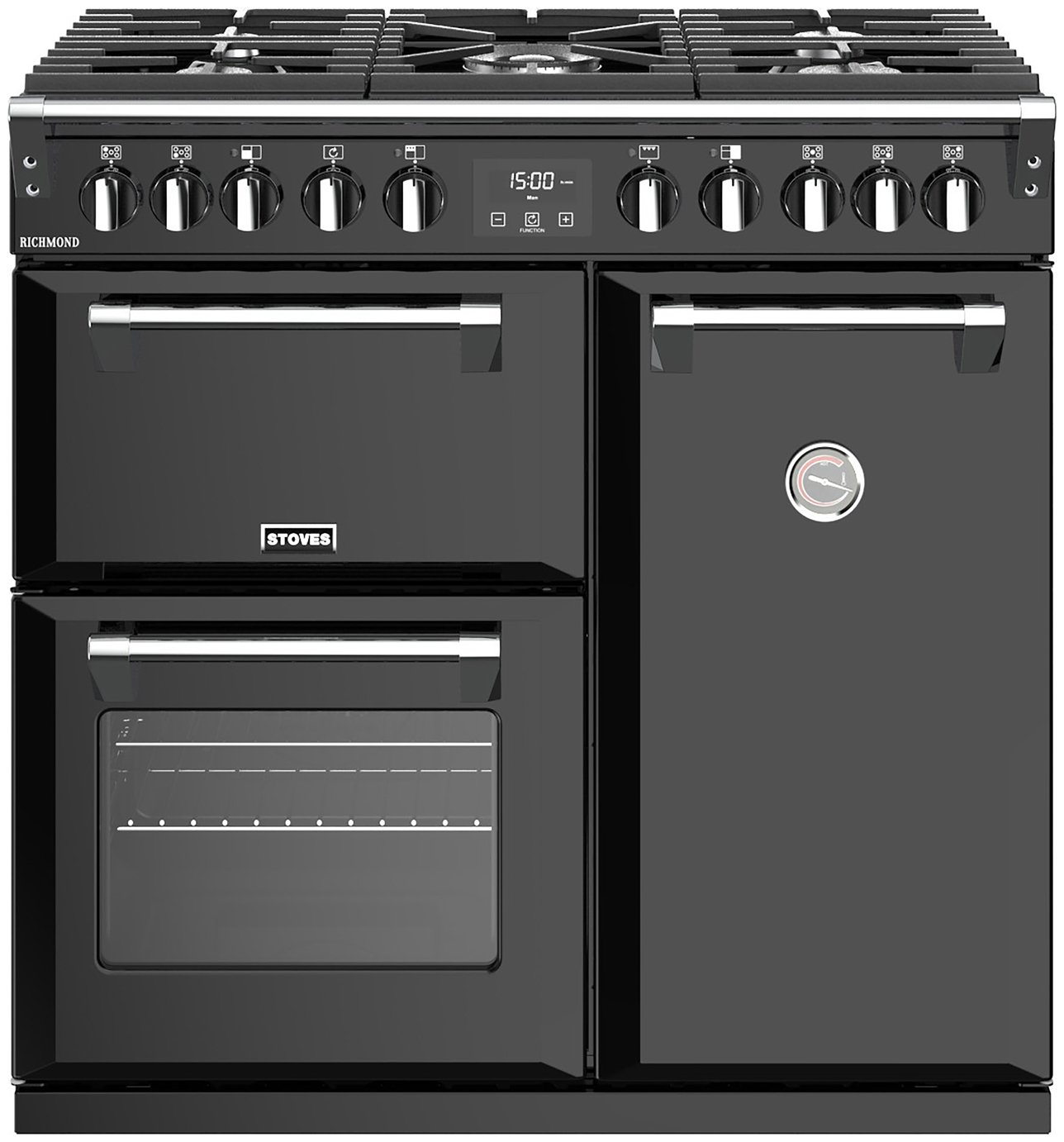 Stoves Richmond S900DF Dual Fuel Range Cooker - Black