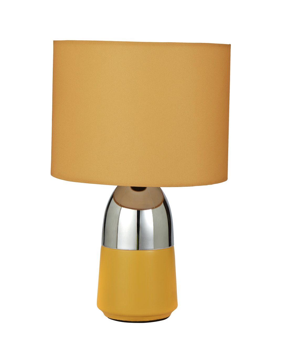 Argos Home Duno Mustard & Chrome Touch Table Lamp Review