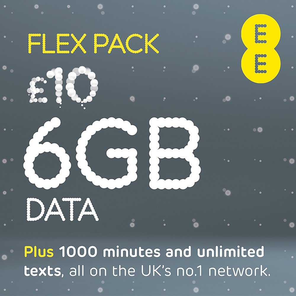 EE Flex Pay As You Go 30 Day Plan SIM Card