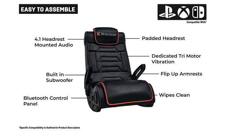 X rocker dash wireless floor rocker gaming discount chair