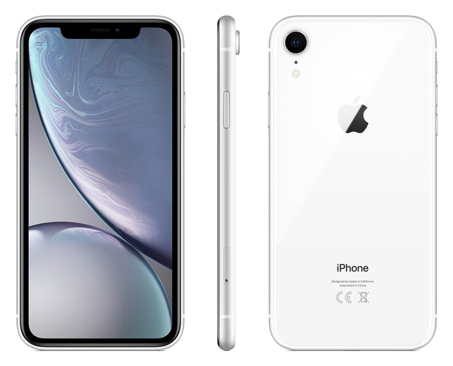 Sim Free iPhone XR 128GB Mobile Phone - White 