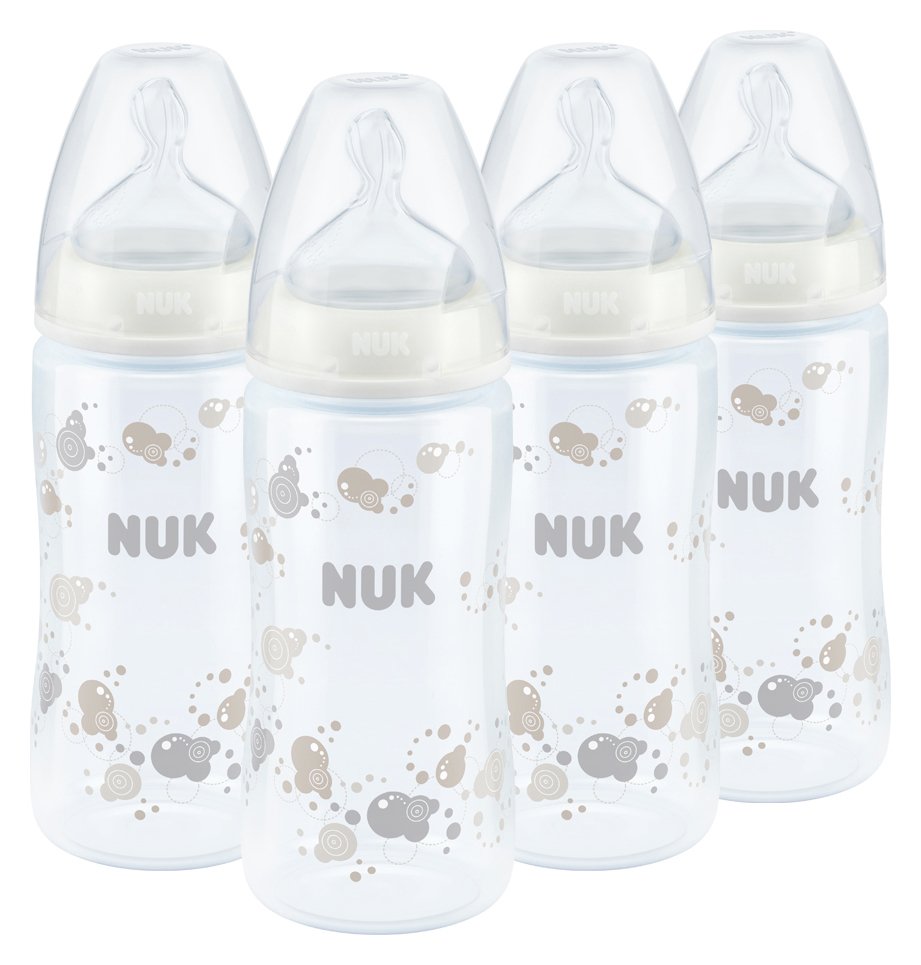 NUK FC 300ml 0 to 6 Months Bottles - 4 Pack