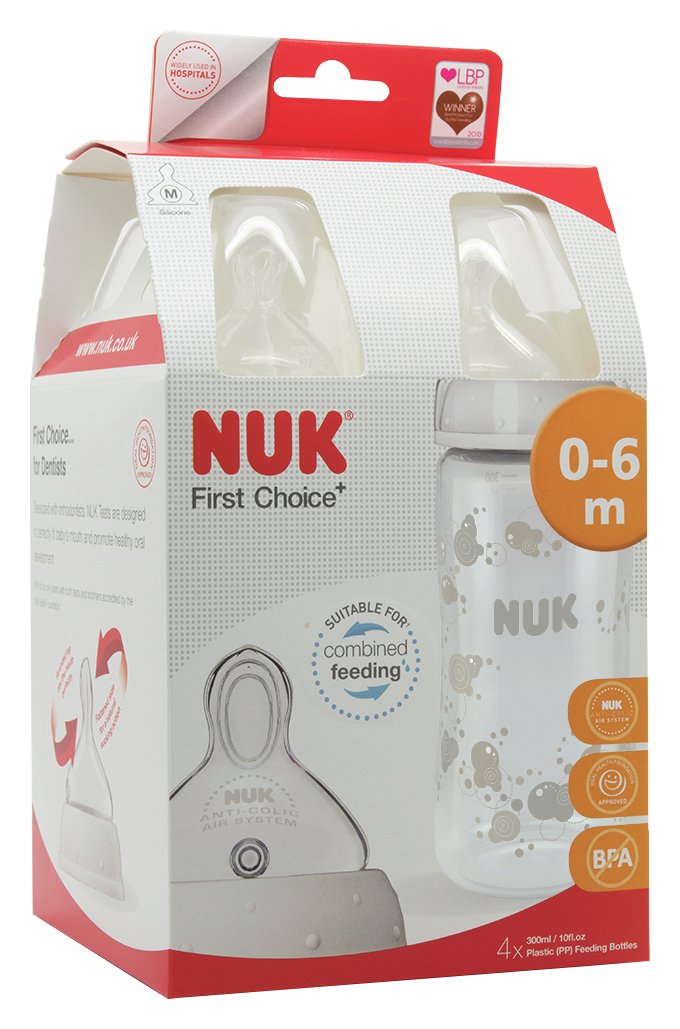 NUK FC 300ml 0 to 6 Months Bottles Review