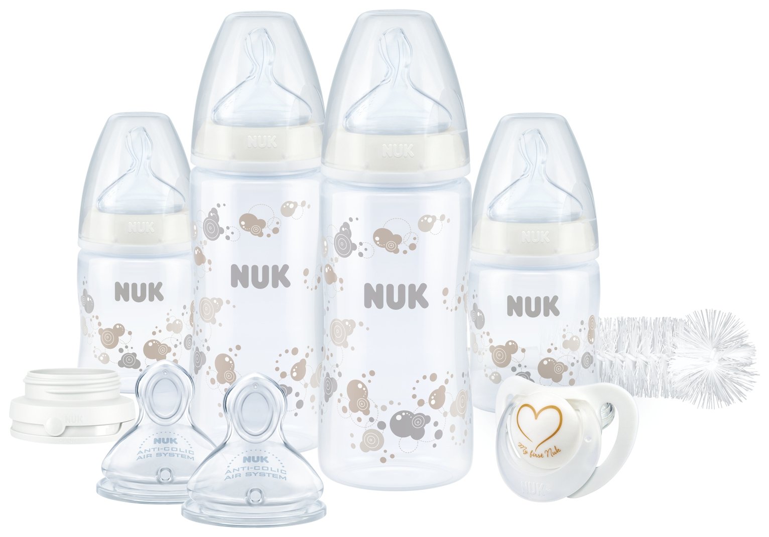 nuk newborn bottle set