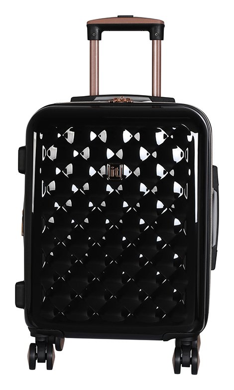 it luggage black & rose gold trim 28 inch suitcase