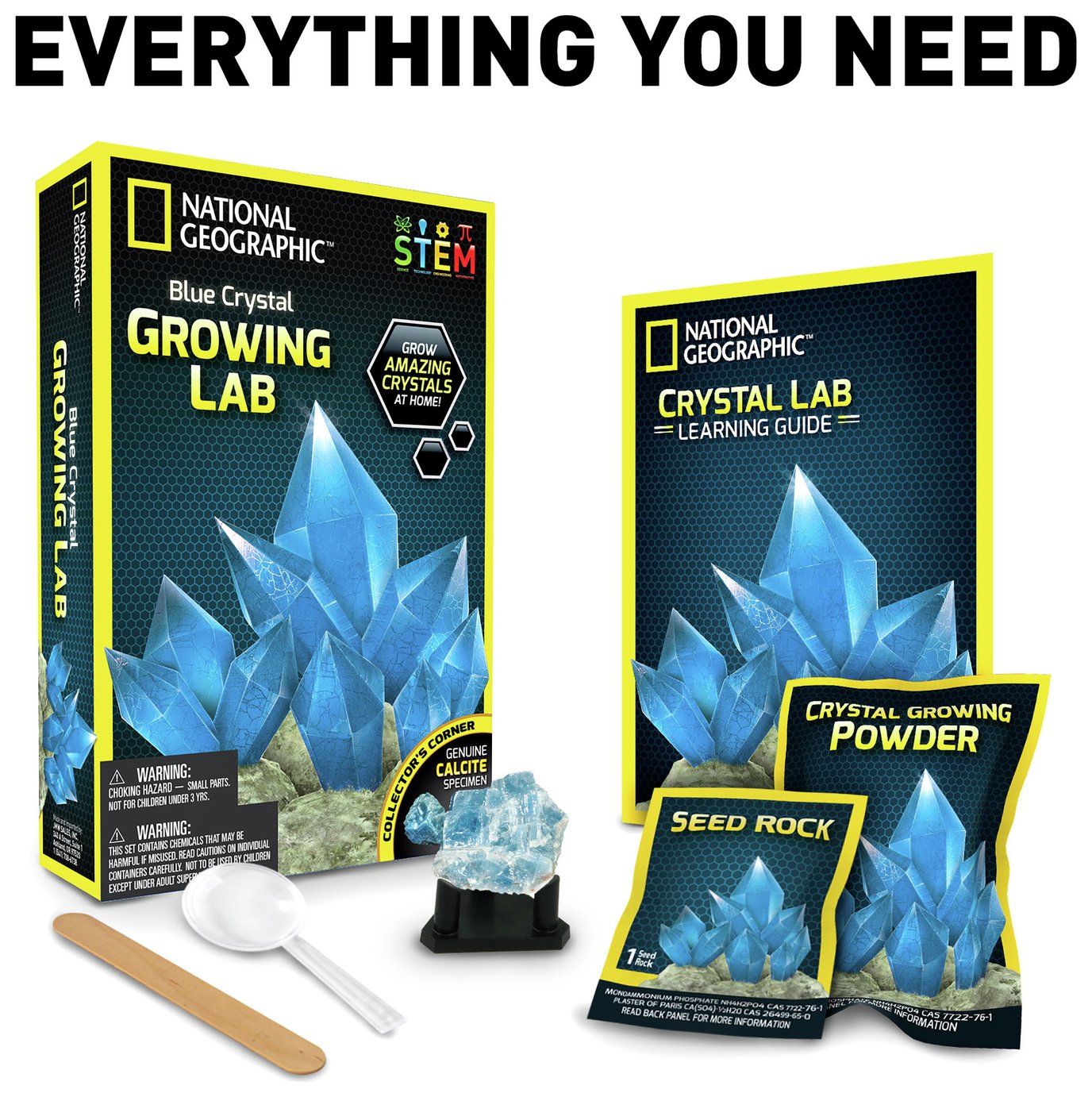 National Geographic Crystal Growing Lab Assortment