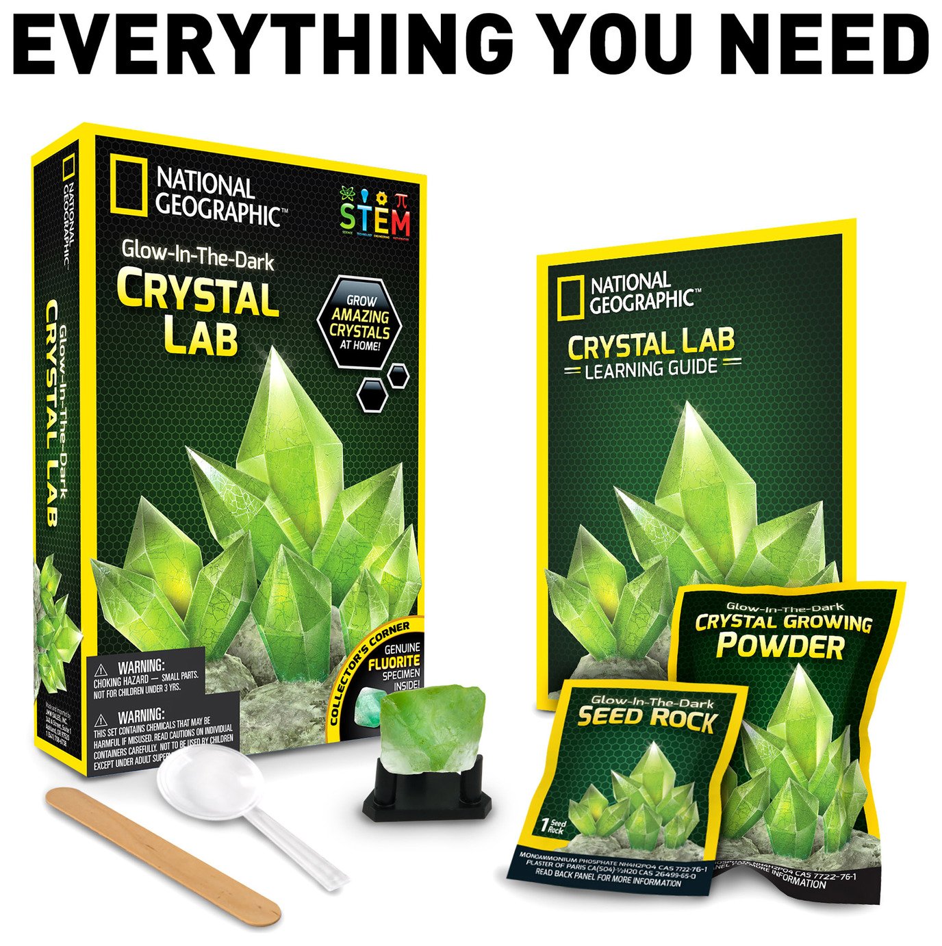 National Geographic Crystal Growing Lab Assortment Review
