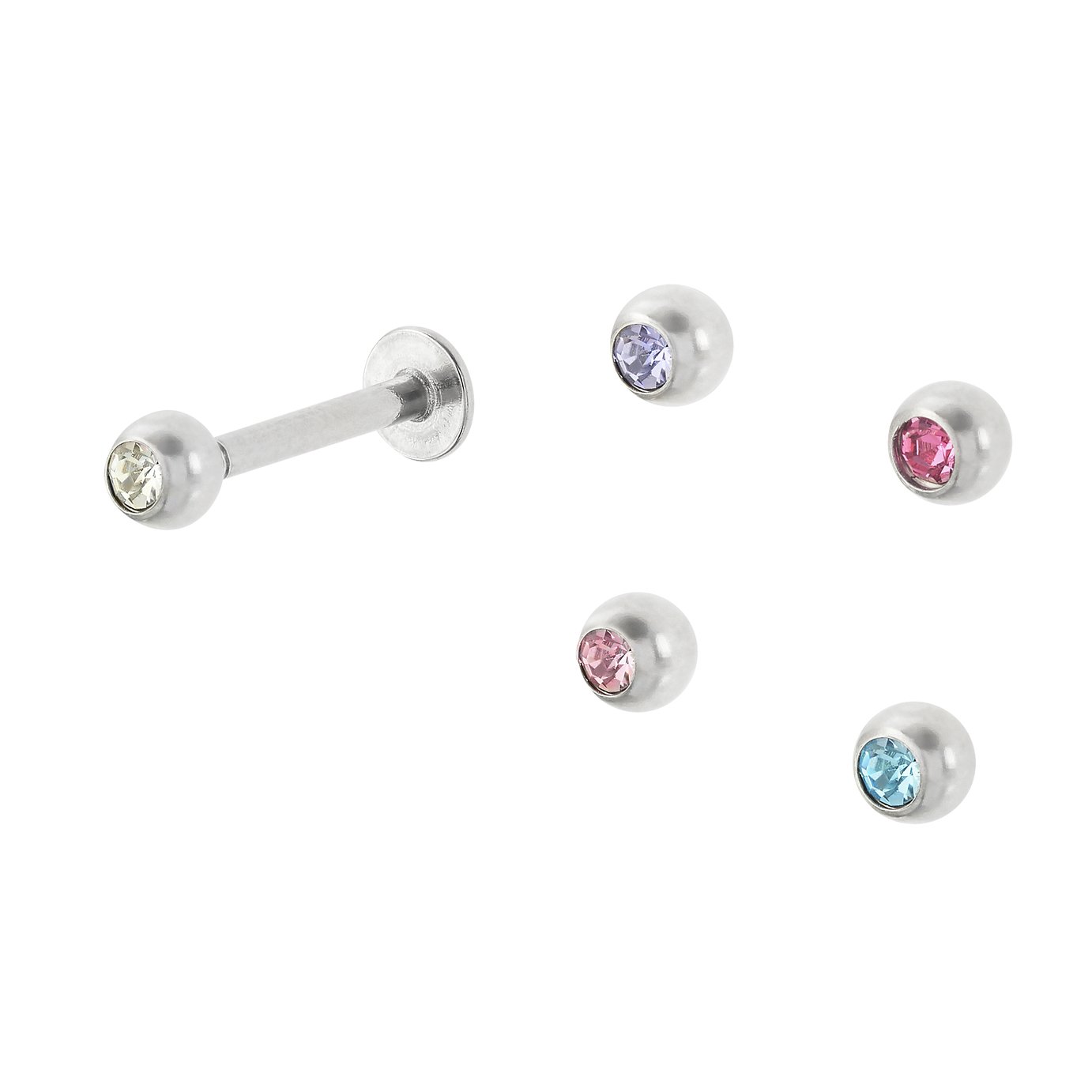State of Mine Labret with Interchangeable Balls - Set of 5