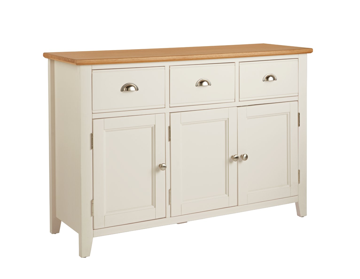 Argos Home Highbury 3 Door 3 Drawer Sideboard - Two Tone