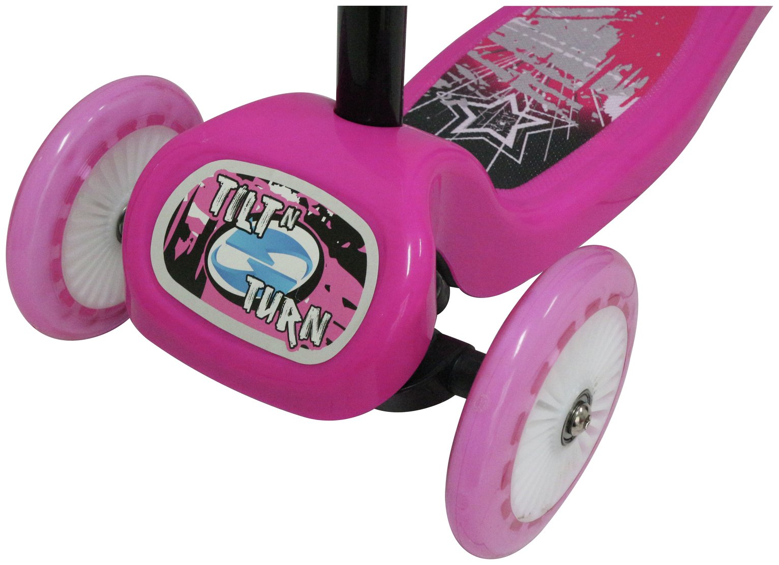 chad valley tilt and turn folding scooter pink