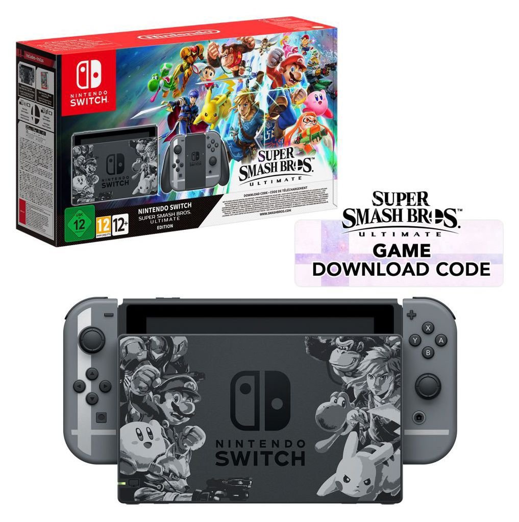 håndvask slim bekvemmelighed Nintendo Switch & Super Smash Bros Limited Edition Bundle (8672320) | Argos  Price Tracker | pricehistory.co.uk