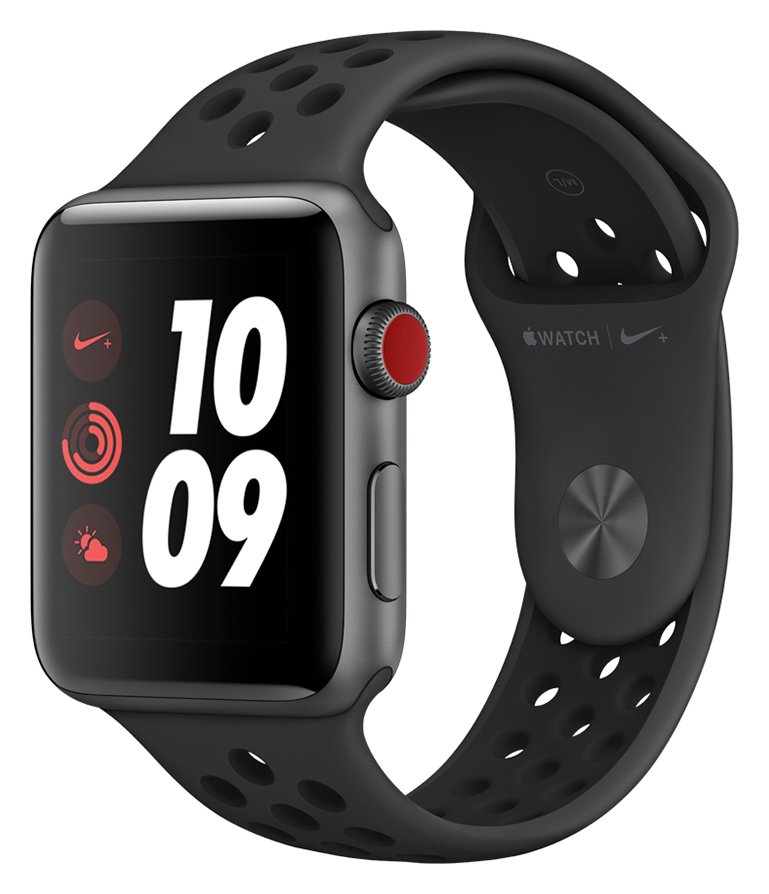 Apple Watch Nike+ S3 2018 Cell 42mm S Grey/Black Sport Band