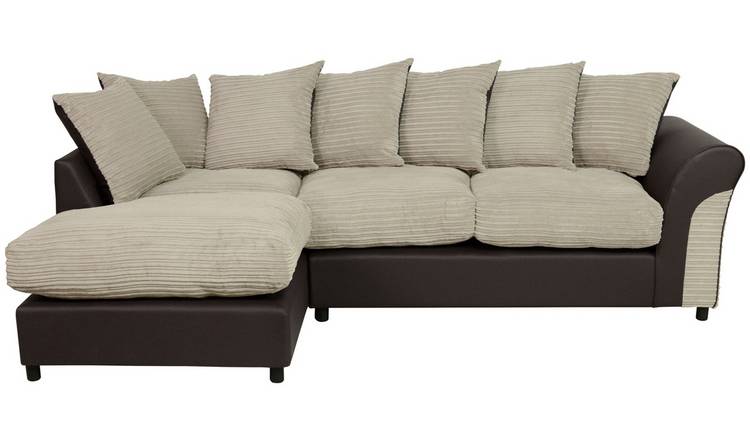 Jumbo cord sofa deals argos