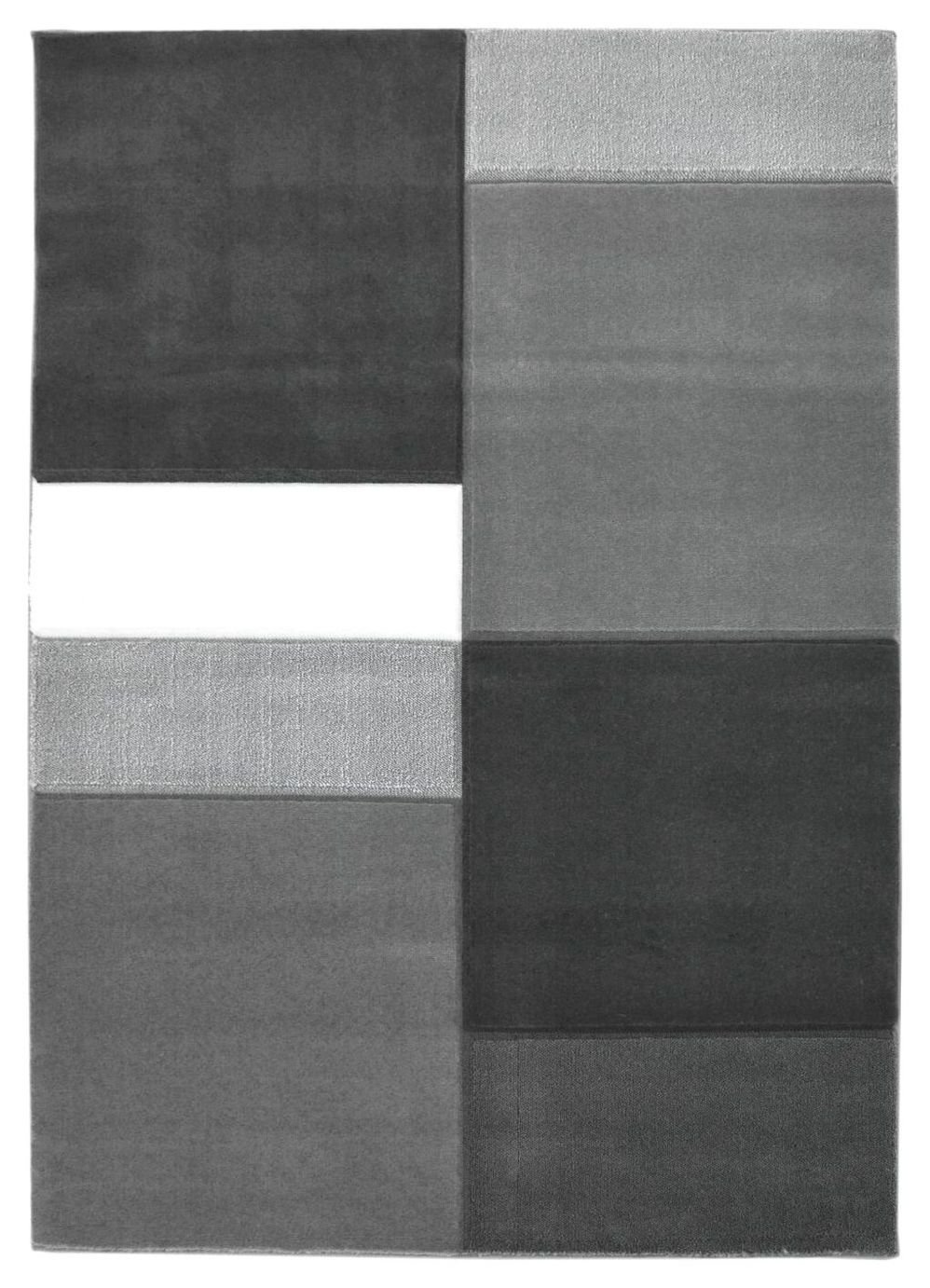 Daytona Blocks Rug - 120x170cm - Grey