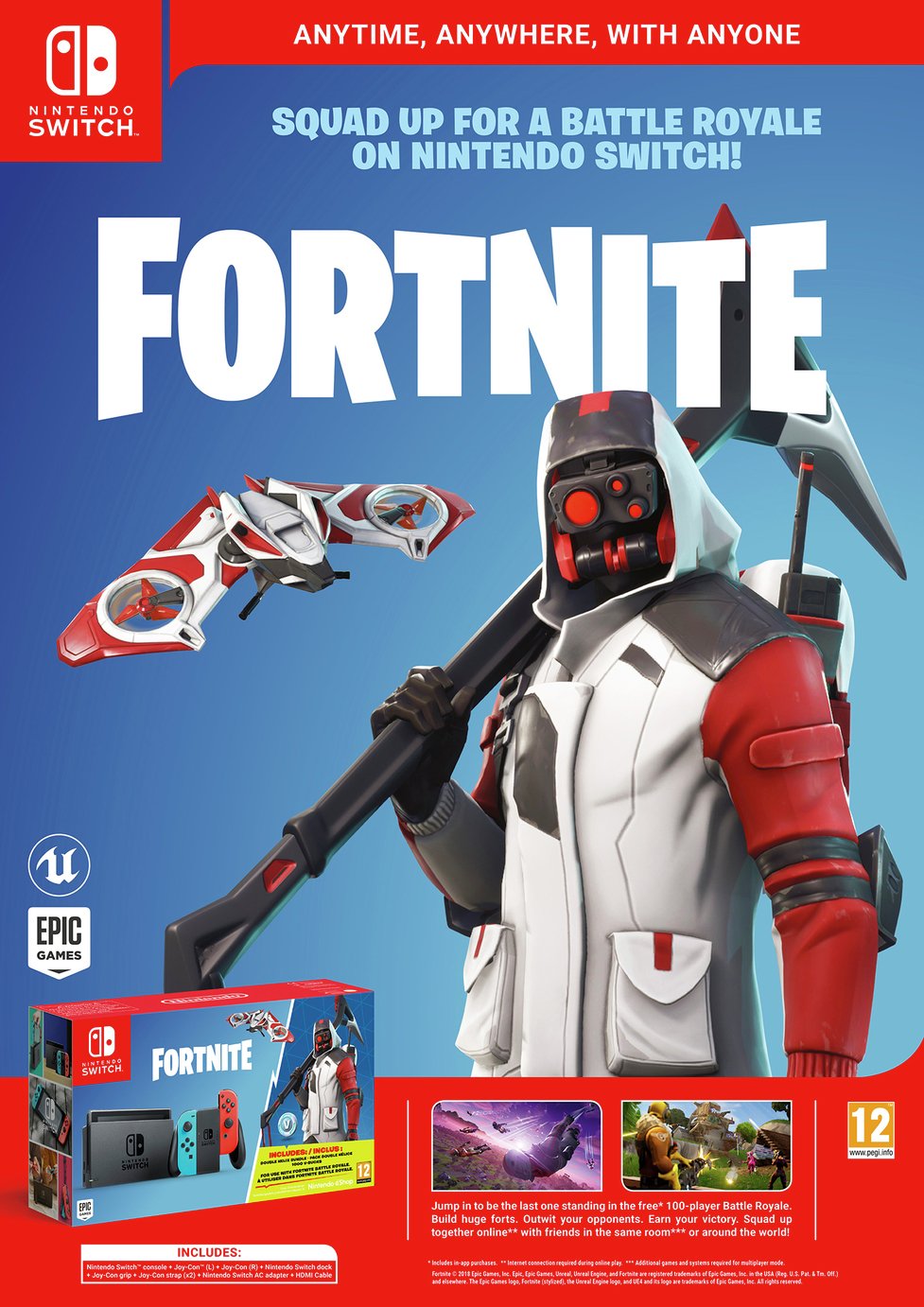 nintendo switch fortnite bundle argos