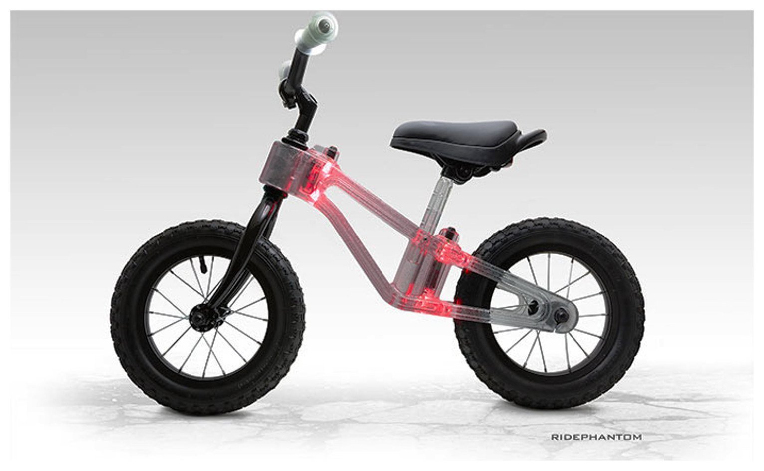 Ride Phantom Red 10 inch Wheel Size Kids Balance Bike