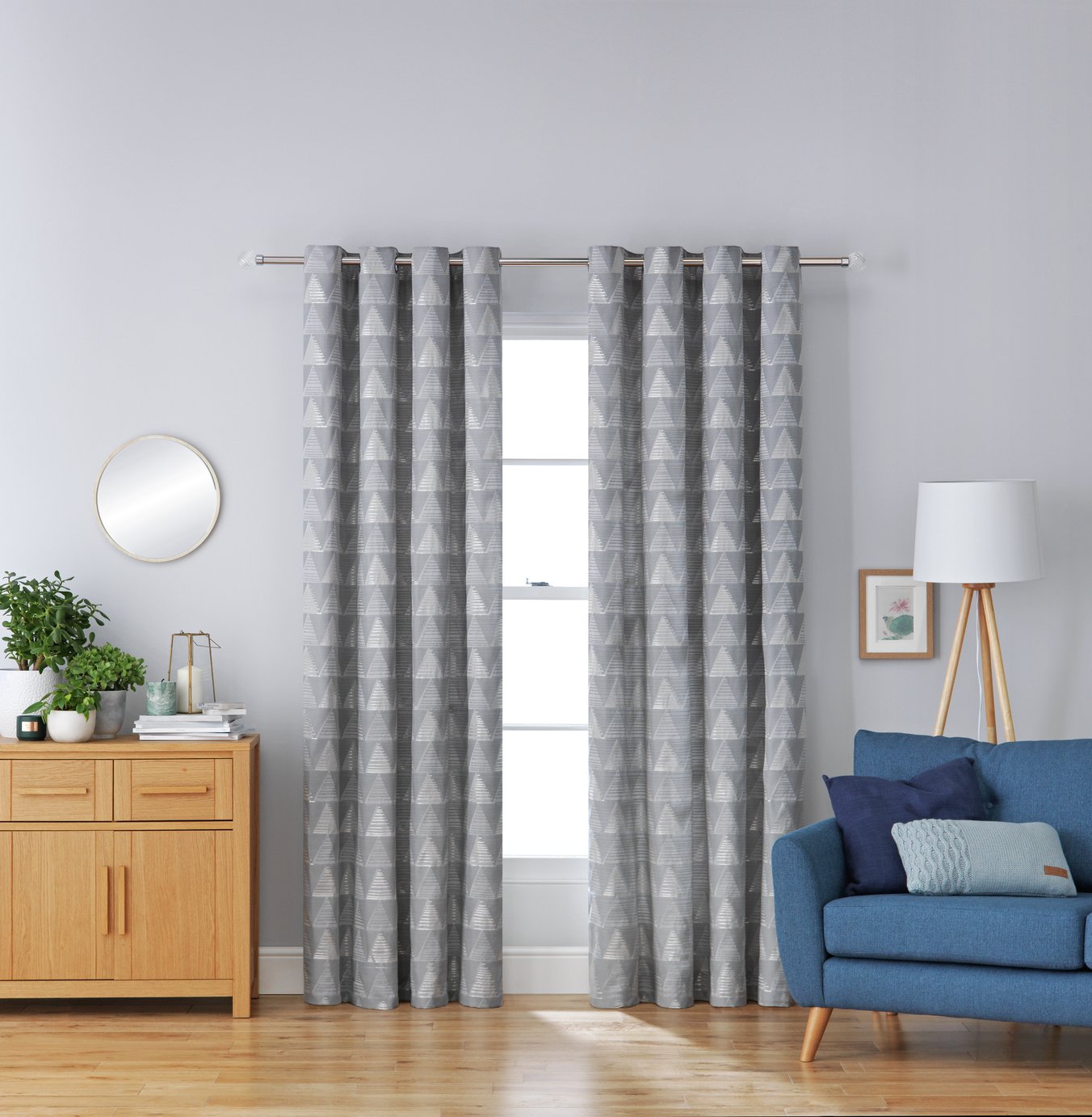 Argos Home Stockholm Geo Jacquard Eyelet Curtain Reviews