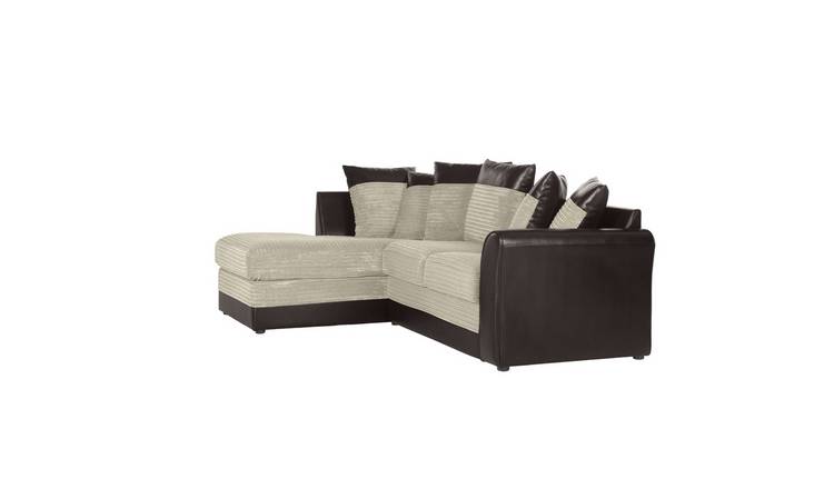Buy Argos Home Harry Fabric Left Hand Corner Chaise Sofa Natural