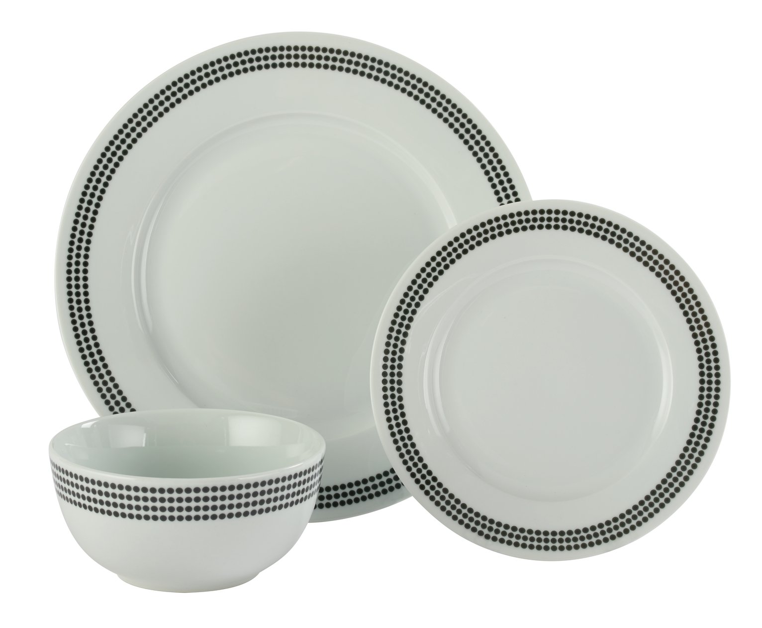 Argos Home 60 Piece Polka Dot Starter Dinner Set Review