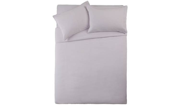 Habitat Cotton Rich 180 TC Plain White Bedding Set - King