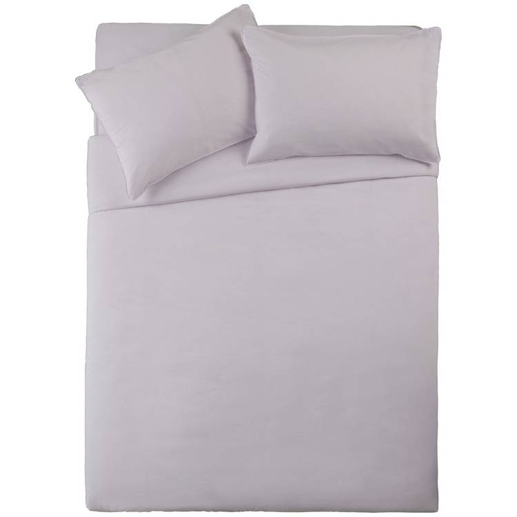 Habitat Cotton Rich 180 TC Plain White Bedding Set - King 0